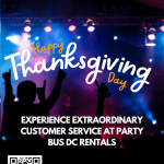 Party Bus DC Rental for Thanksgiving Day